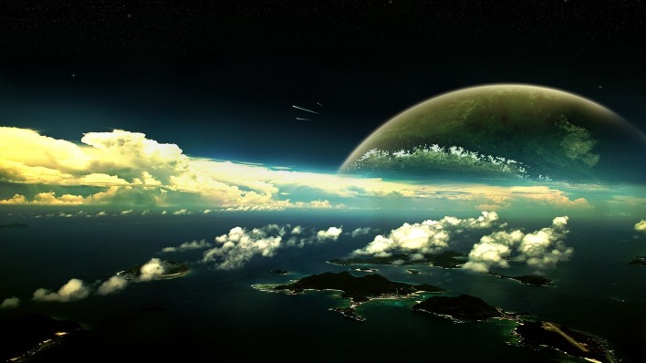 Планета из атмосферы