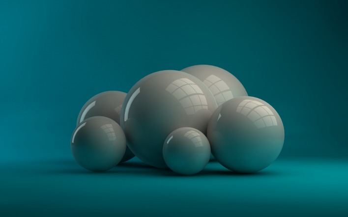 графика 3D шары graphics balls
