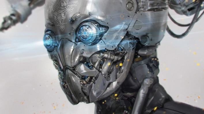 графика робот киборг graphics robot cyborg
