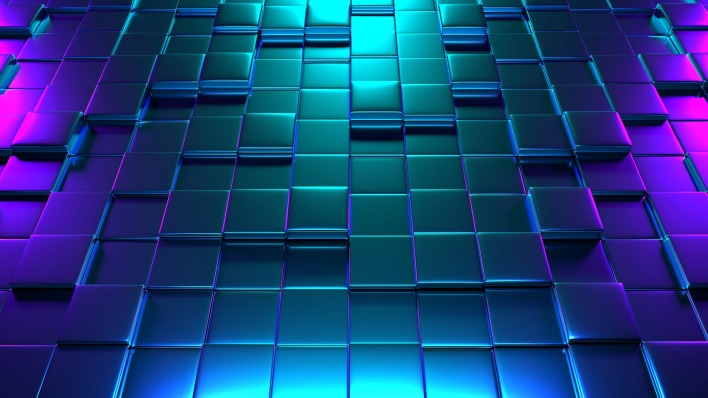 Кубы квадраты свечение