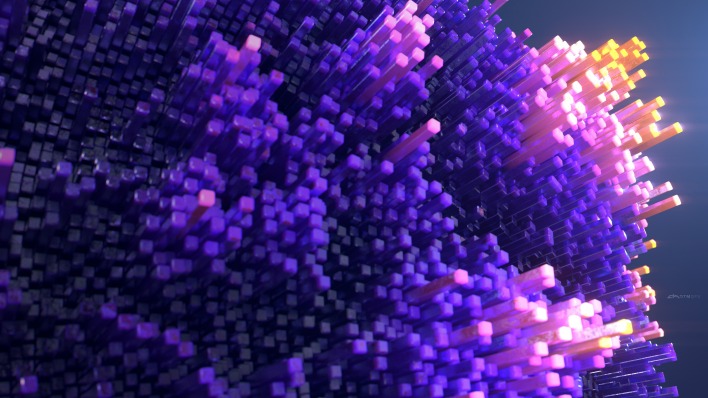 частицы абстракция фигуры фиолетовый