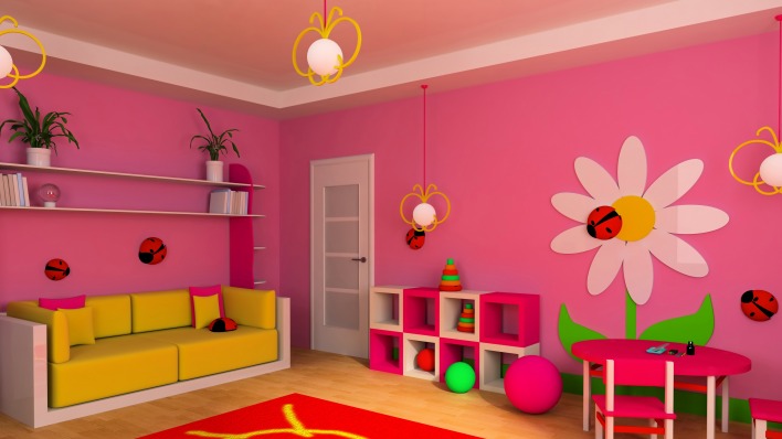 интерьер комната диван розовое interior bathroom sofa pink