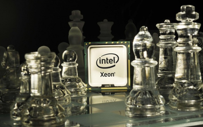 Intel в стеклянных шахматах