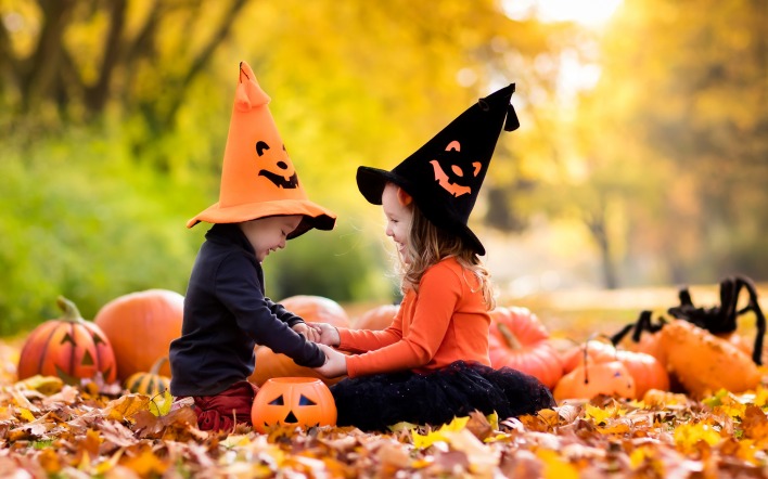 дети праздник Хэллоуин