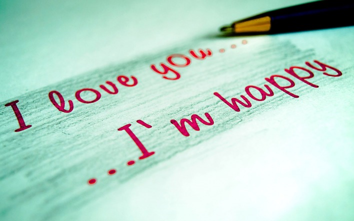 надпись любовь ручка