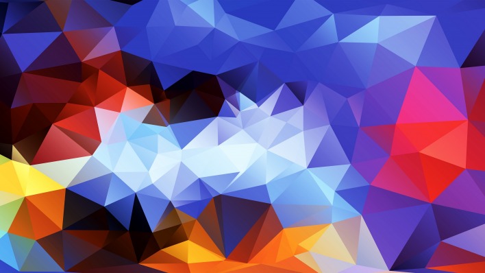 треугольники цвета абстракция