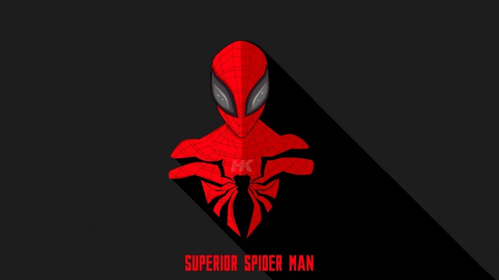 человек-паук логотип тень