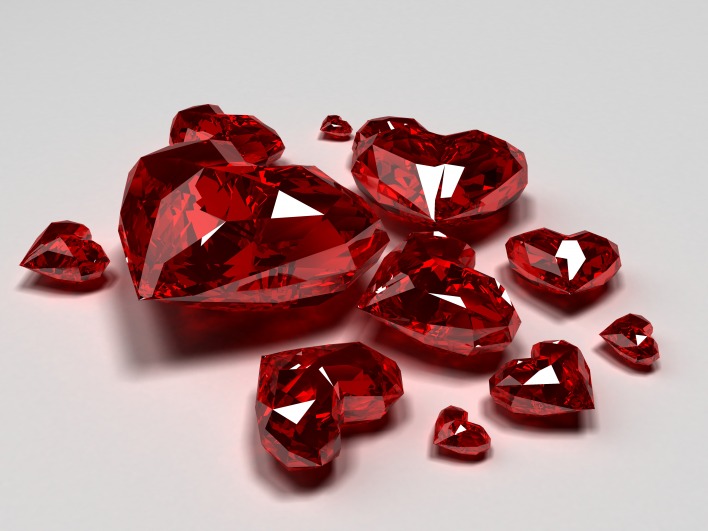 Сердца алмазы