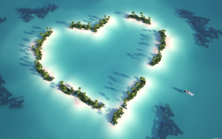 Острова в виде сердца