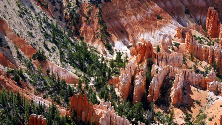 природа горы скалы парк Брайс-Каньон Юта США
