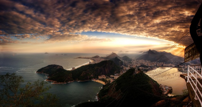 Рио бразилия вид с горы