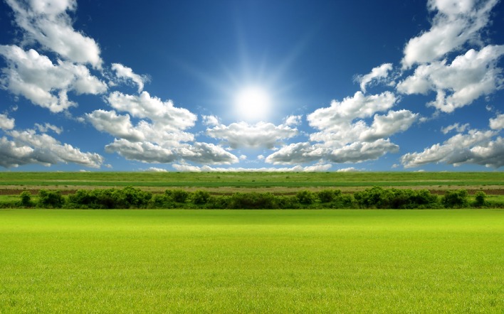 природа горизонт небо облака солнце поле трава nature horizon the sky clouds sun field grass