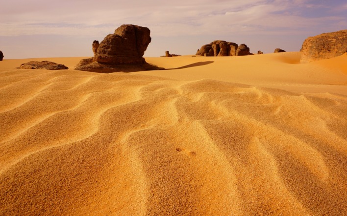 песок пустыня небо
