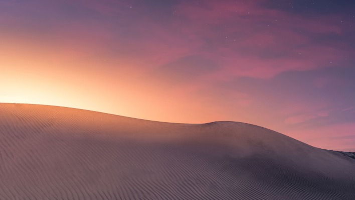 дюна бархан пустыня закат