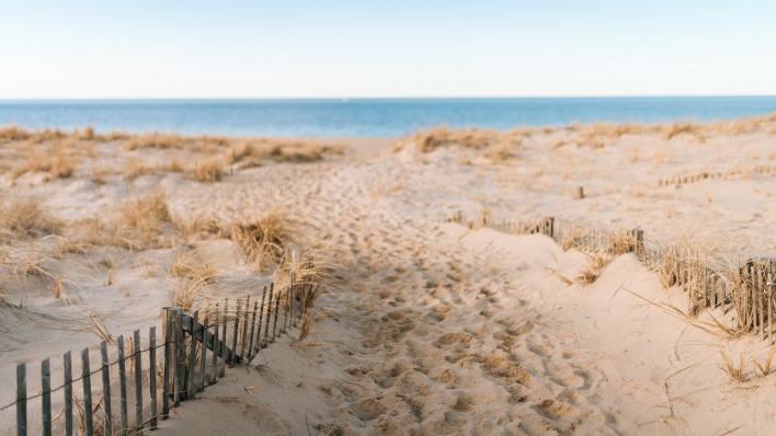 песок побережье океан тропа