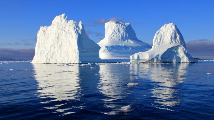 айсберг лед океан вода