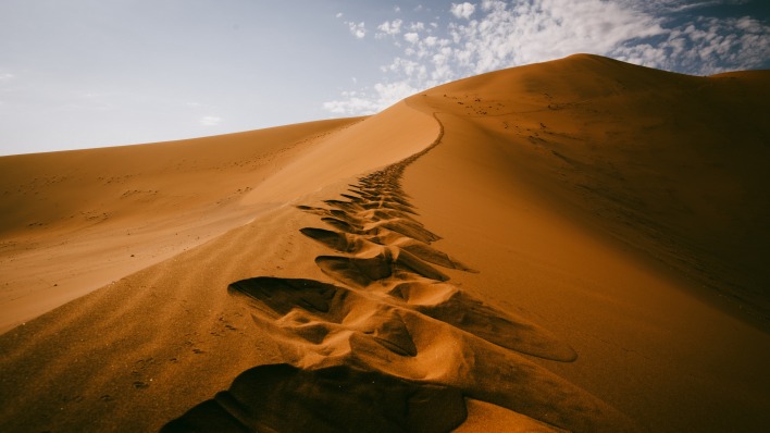 пустыня пески дюны холмы