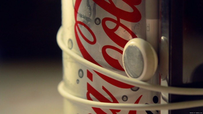 Coca-Colla Банка наушники