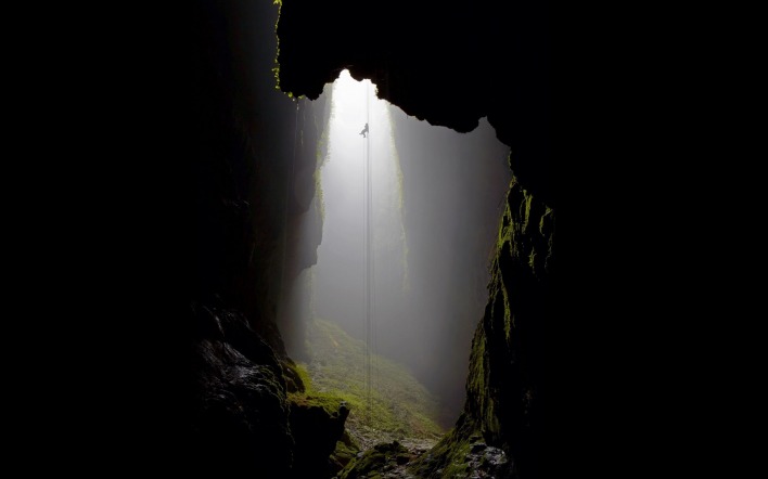 пещера свет