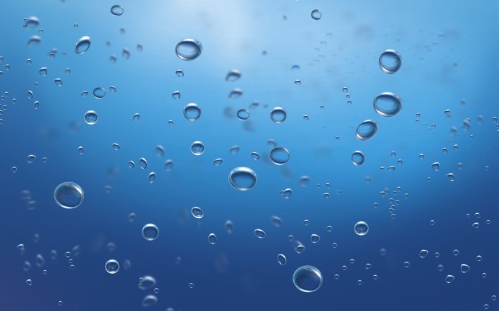 пузыри вода глубина