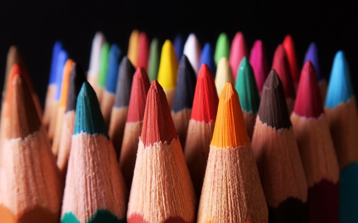 карандаши разноцветные креатив