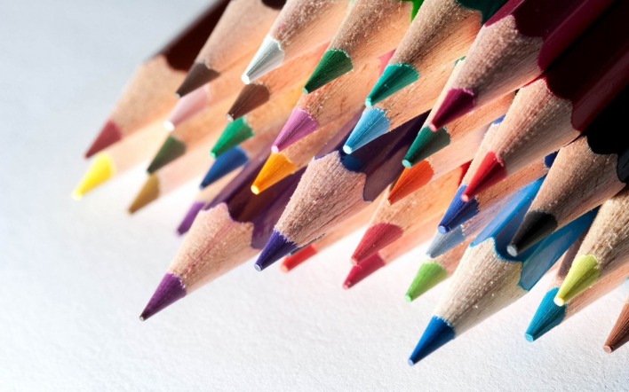 Обои карандаши, цветные, цвета, скачать обои, фото и картинки бесплатно