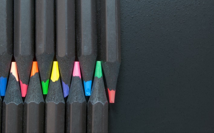 цветные карандаши яркие креатив