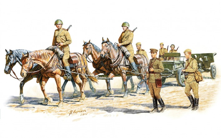 рисунок солдаты военные
