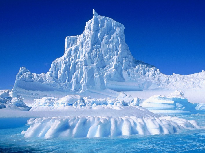 Eroded Iceberg in the Lemaire Channel, Antarctica
