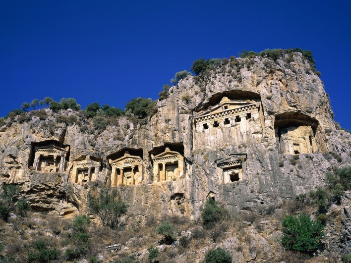 Rock Tombs, Dalyan, Turkey