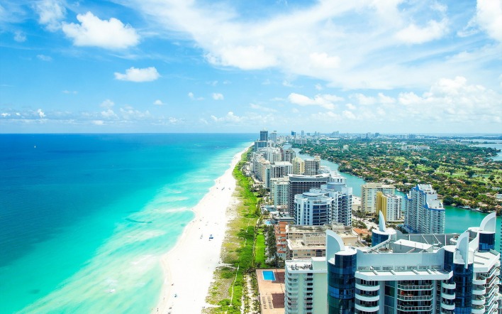 Майами Флорида море пляж