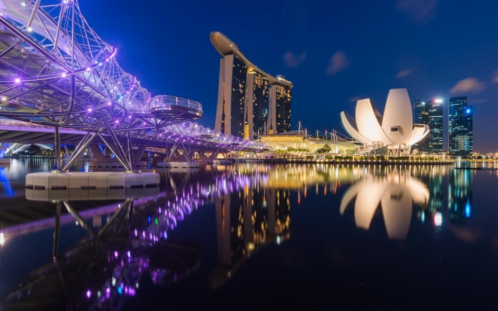 Сингапур река архитектура