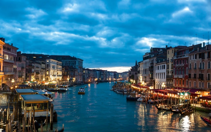 Венеция город вода лодки