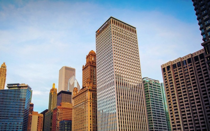 здание сша америка Чикаго Иллинойс