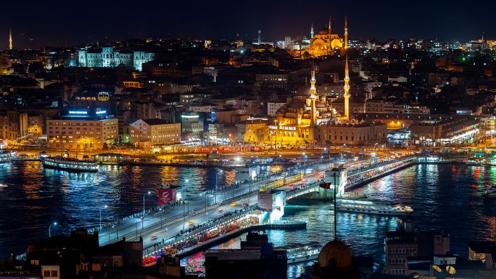 Ночной Истанбул