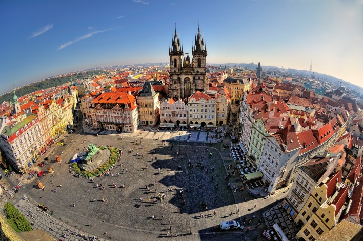архитектура страны Староместская площадь Прага