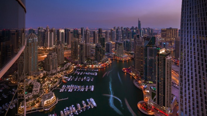 Город Дубаи архитектура