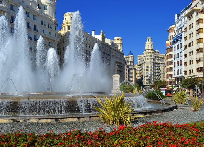Город фонтан испания