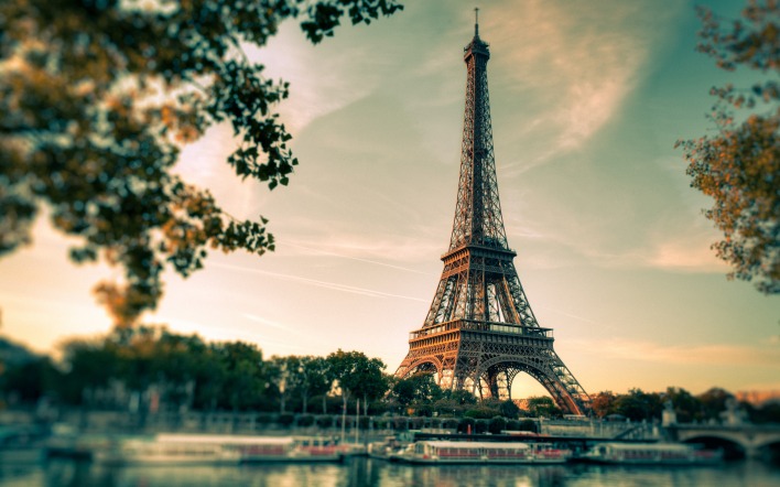 страны архитектура Эйфелева башня париж франция