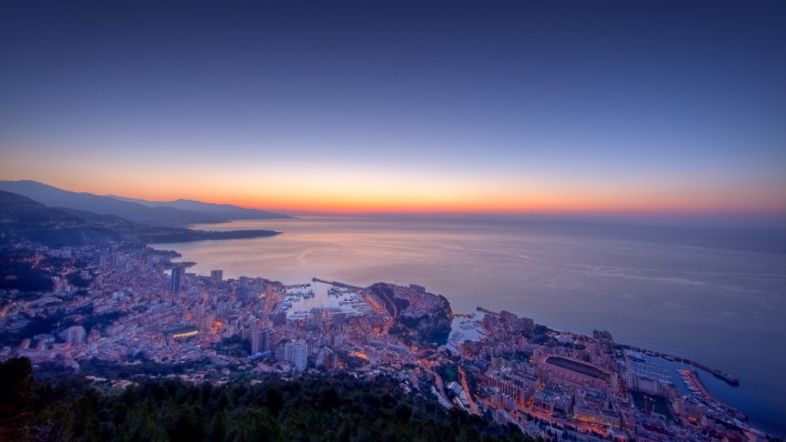природа море страны архитектура Монако
