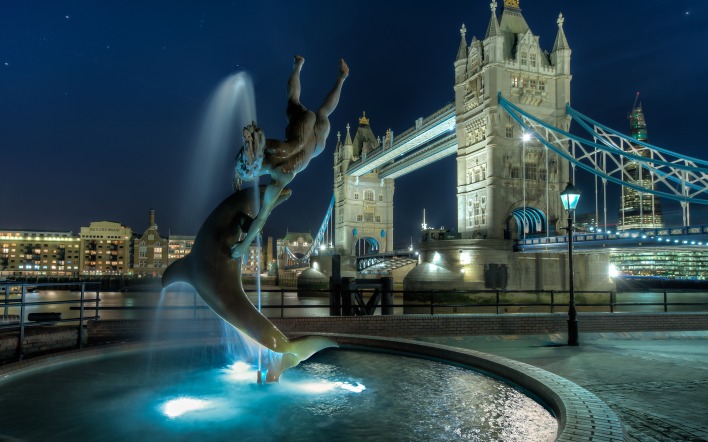 дельфин статуя фонтан лондон