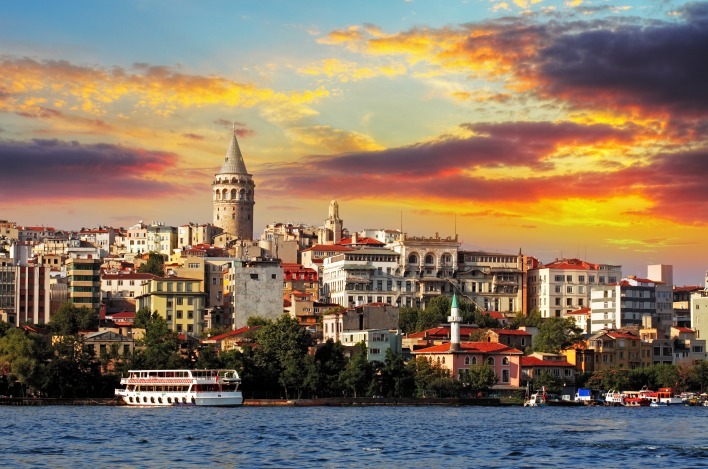 Турция Стамбул закат