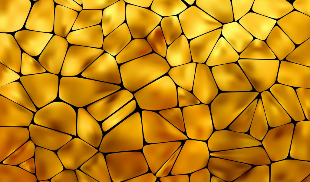 мозайка желтая золото