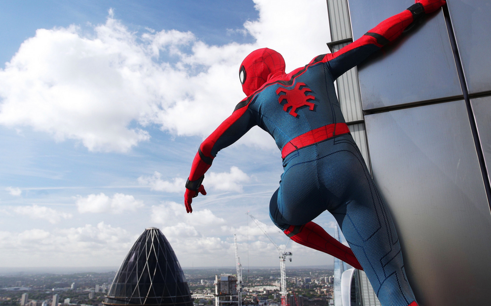 человек-паук герой город небо