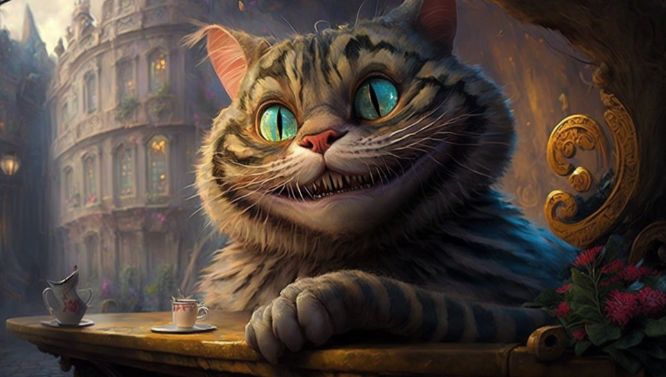 кот ехидный шкодник 3d
