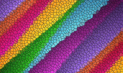 мозайка радуга арт