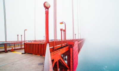 мост красный туман высота