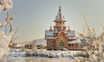 зима церковь архитектура