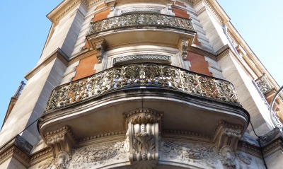 здание, балконы