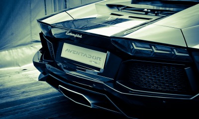 Lamborghini aventador black